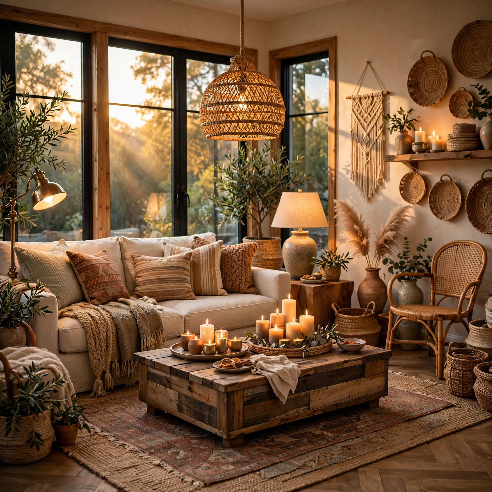 boho living room
