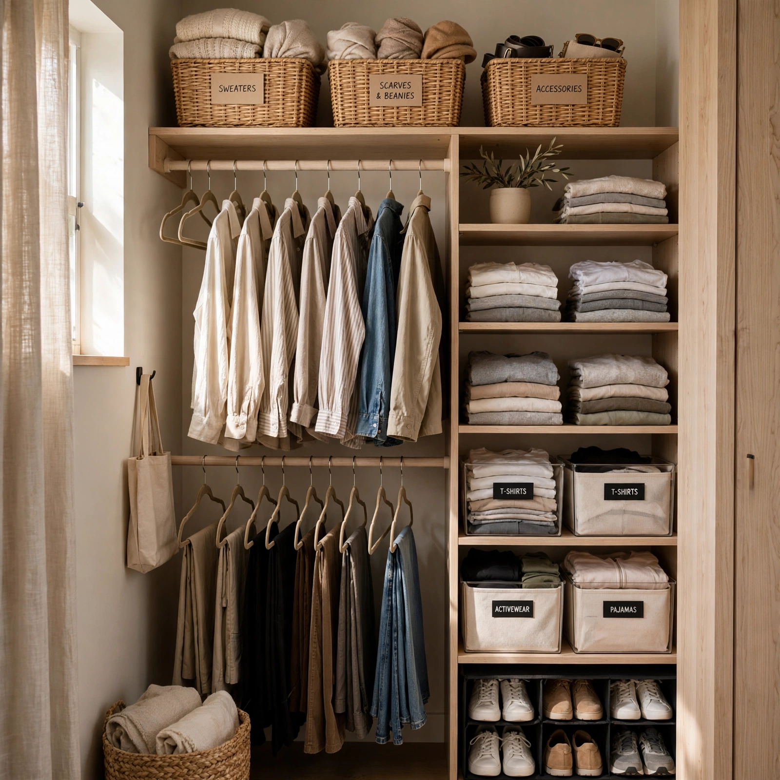 closet organization ideas small space