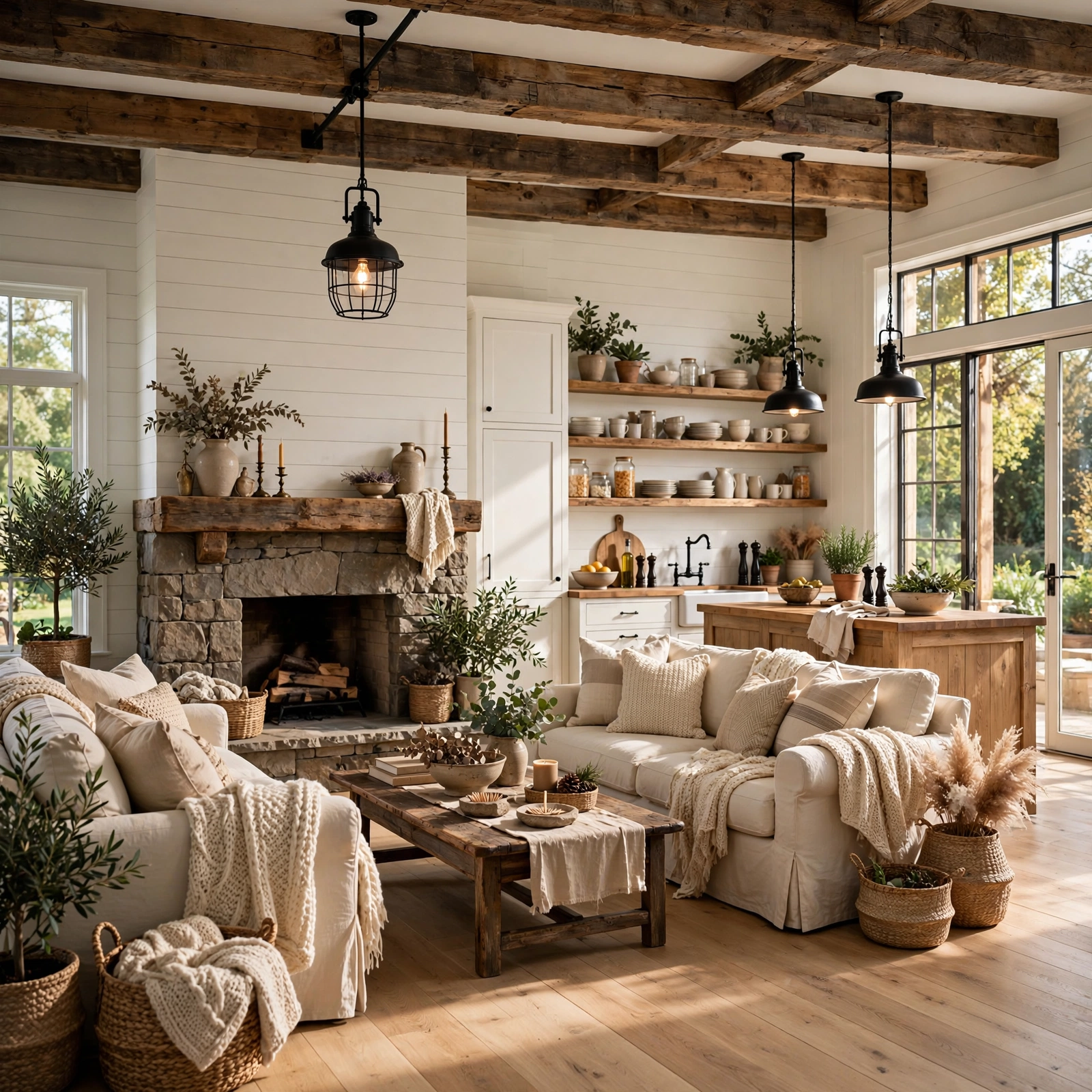 farmhouse interior
