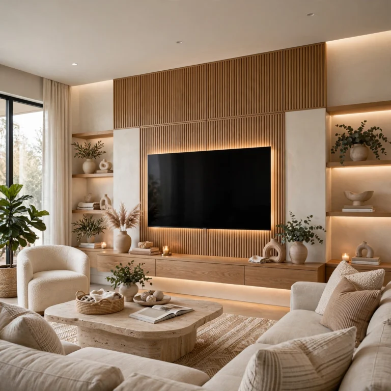 living room tv wall