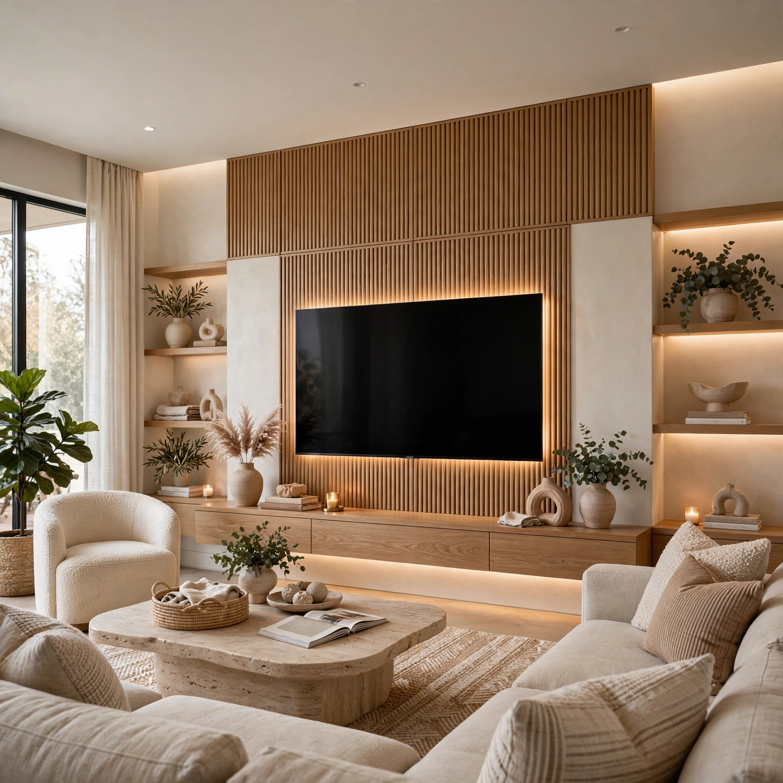 living room tv wall