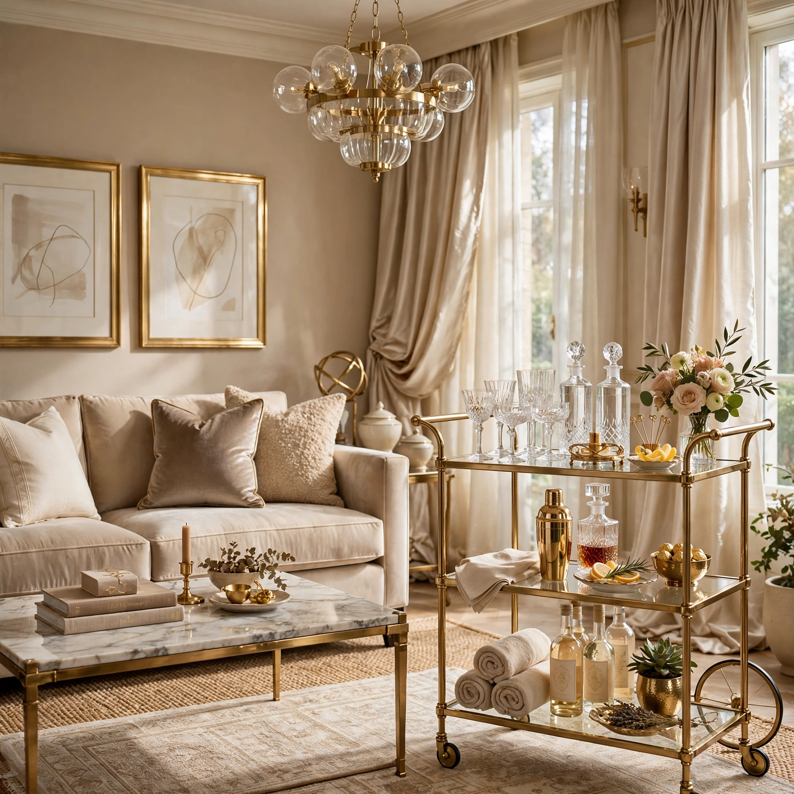 elegant living room decor