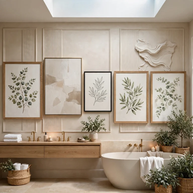 bathroom wall art