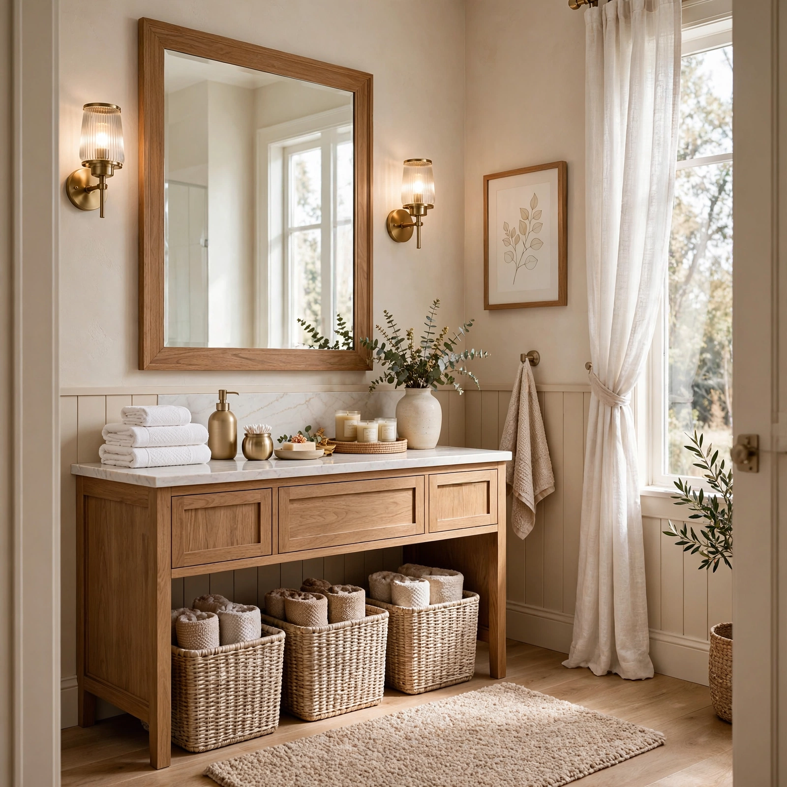 guest bathroom decor