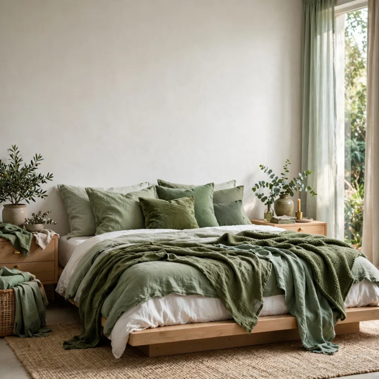 green bedroom ideas