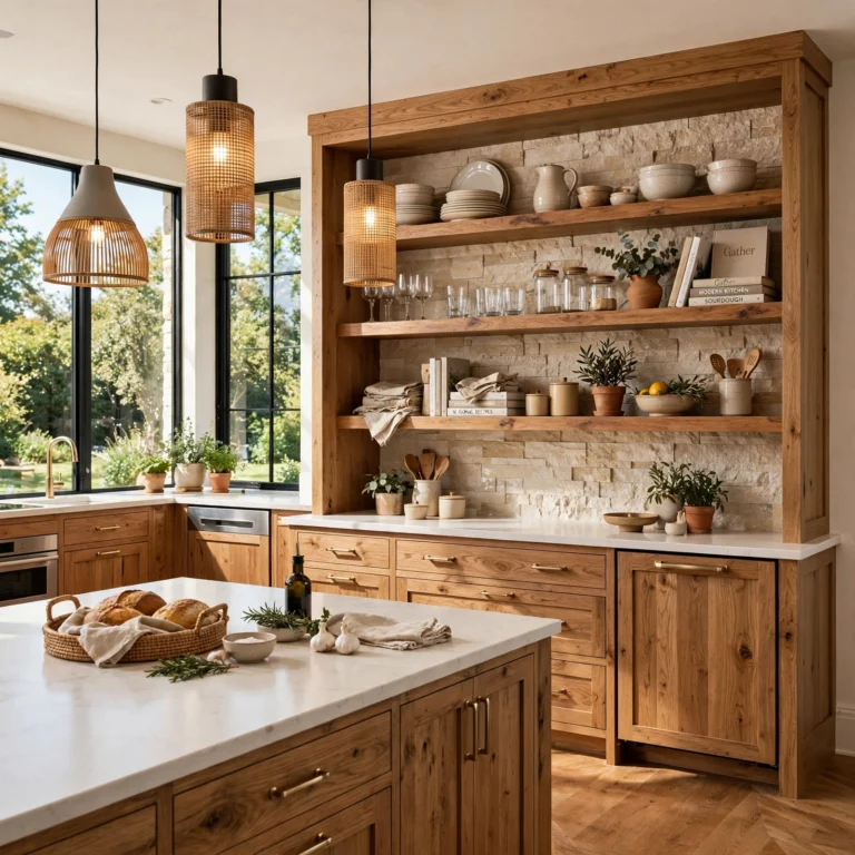 wood kitchen cabinets