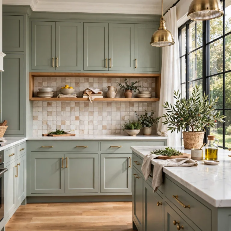 painted kitchen cabinets
