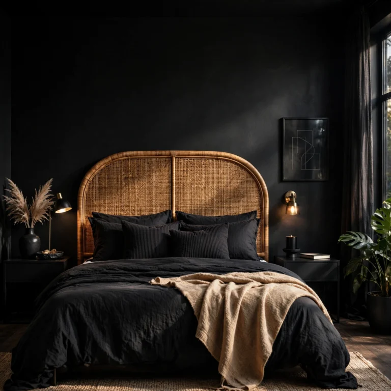 black bedroom ideas
