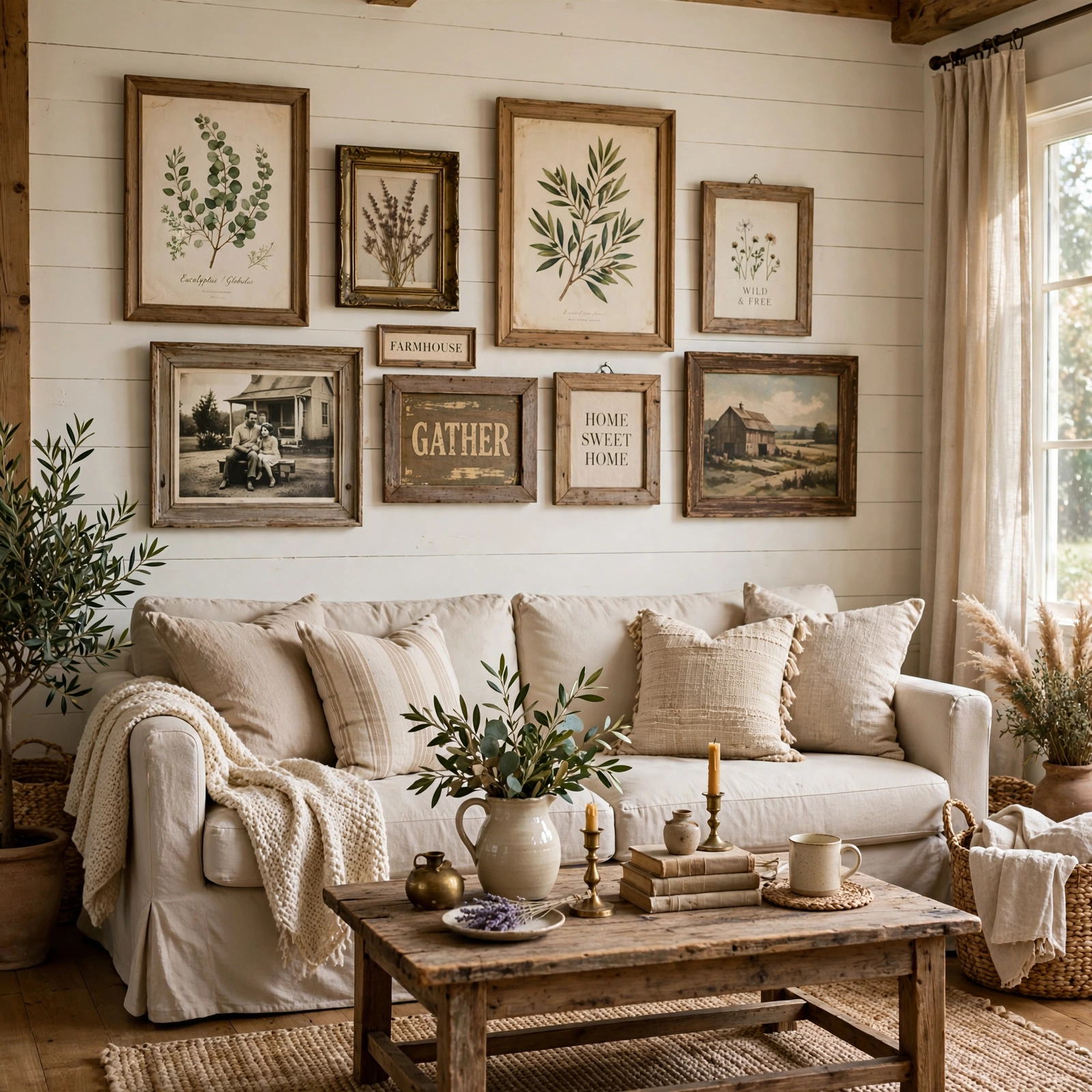 farmhouse living room